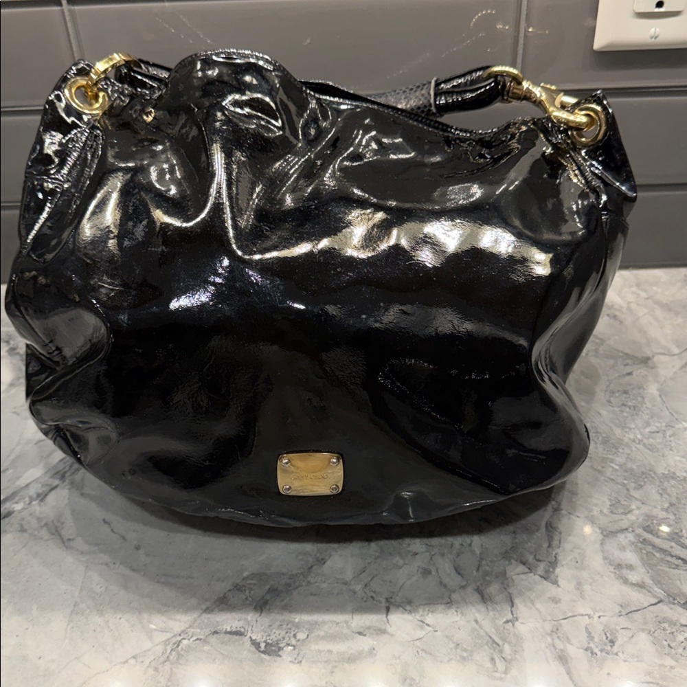 Jimmy Choo Patent Leather Hobo